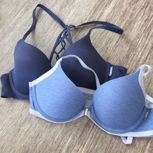 Aerie Front Close Racerback Bras 32B 34A